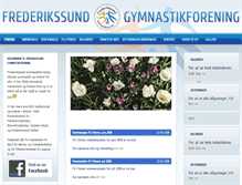 Tablet Screenshot of frederikssundgymnastikforening.dk